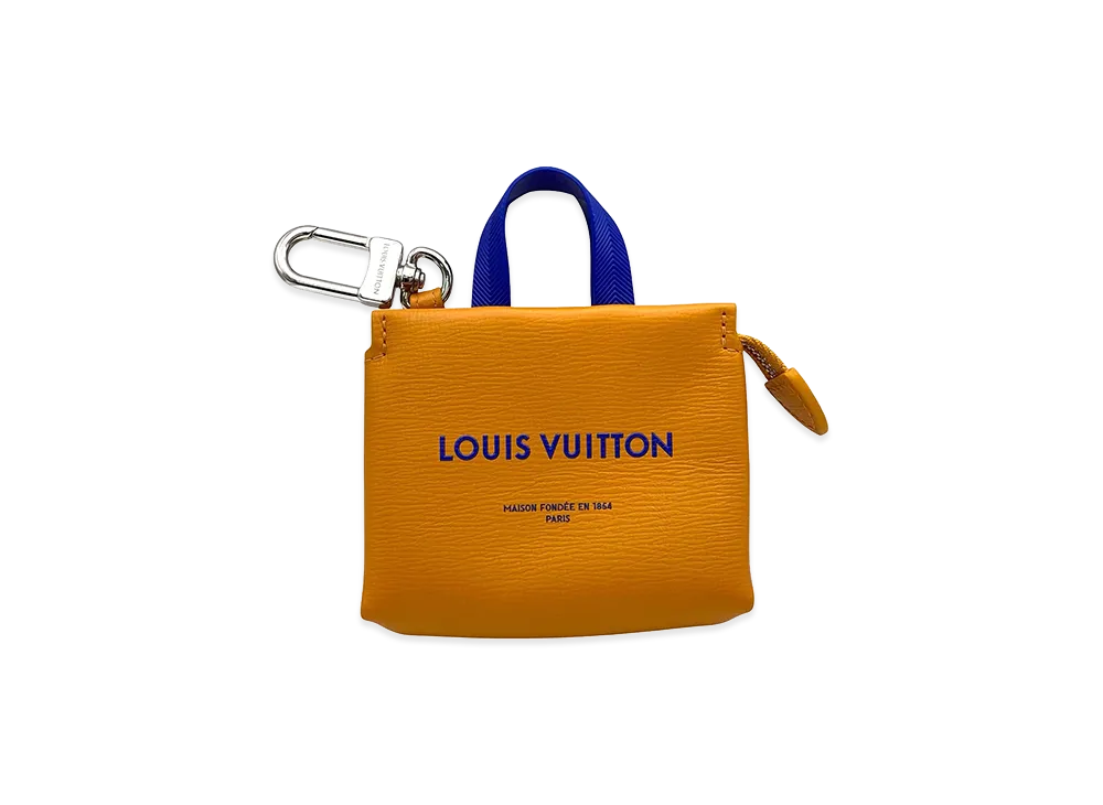 Louis Vuitton Bag Charm LV Mini Shopper "Orange"