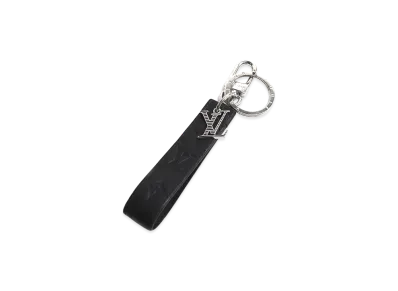 Louis Vuitton Key Holder Dragonne Monogram Shadow "Black"