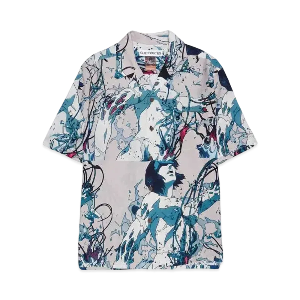 WACKO MARIA Ghost In The Shell / Kokakukidotai / Hawaiian Shirt #3 "Beige"