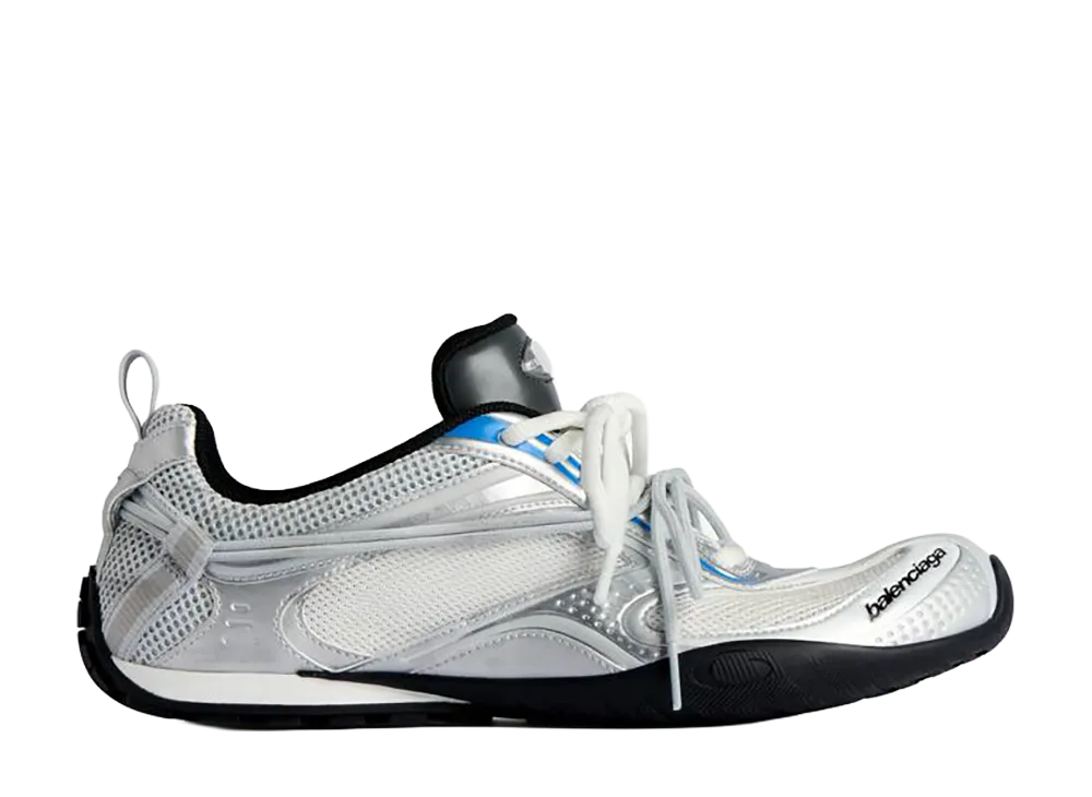 BALENCIAGA Radar Gradient Lines Sneakers "White/Grey/Silver/Black/Blue"