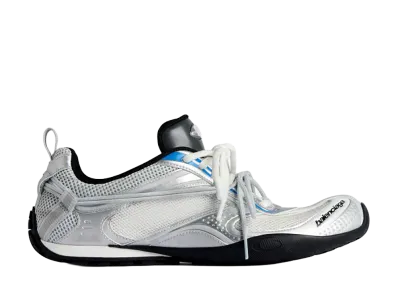 BALENCIAGA Radar Gradient Lines Sneakers "White/Grey/Silver/Black/Blue"