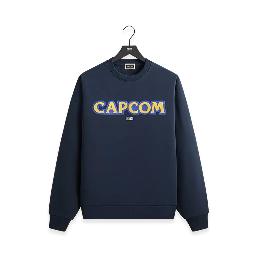 Kith x Capcom Vintage Nelson Crewneck "Nocturnal"
