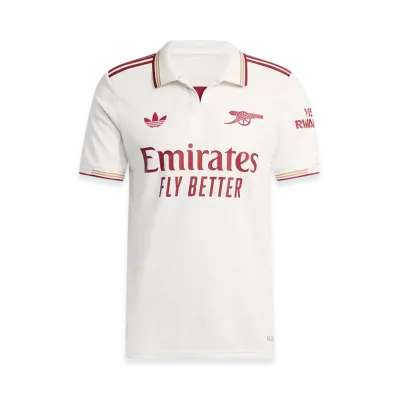 adidas Arsenal 25/26 Third Authentic Jersey "Cloud White/Team Coll Burgundy 2"