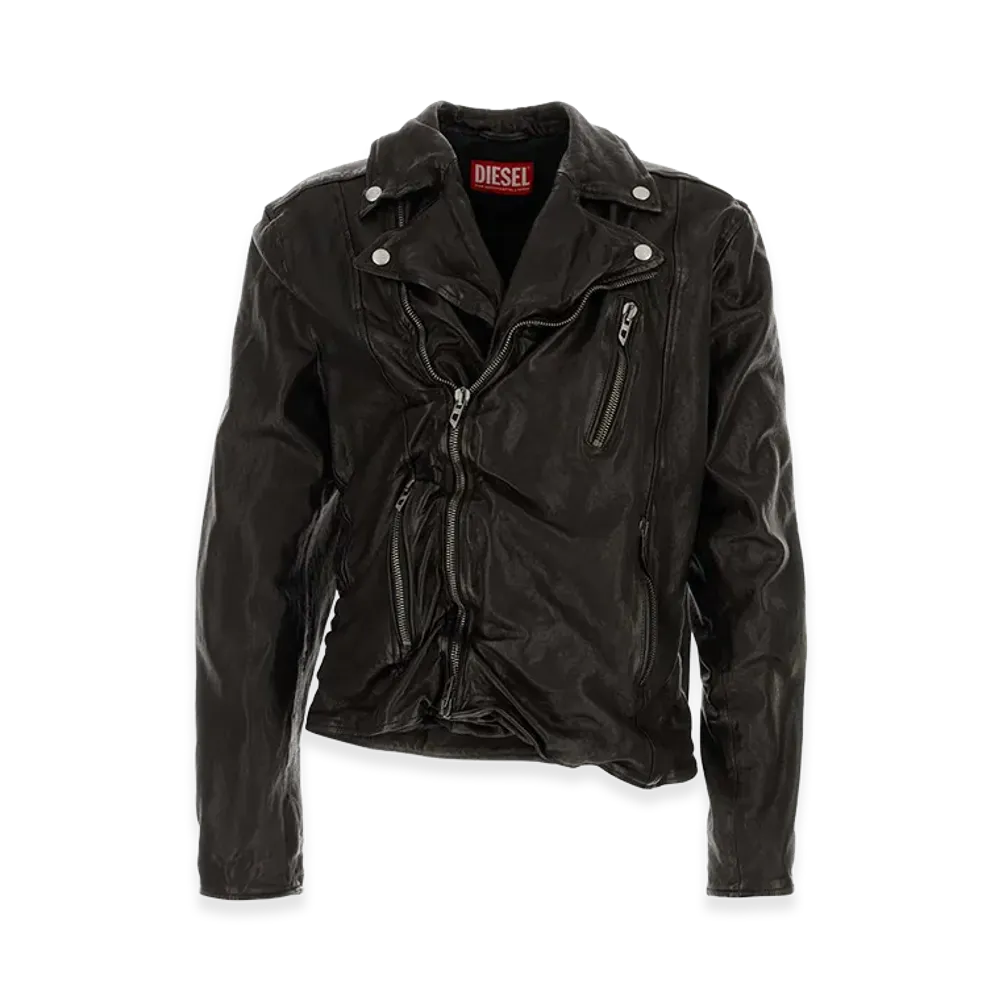 Diesel Leather Jacket "Black"