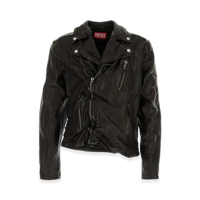 Diesel Leather Jacket "Black"