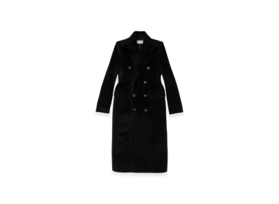 BALENCIAGA Women's Hourglass Coat "Black"