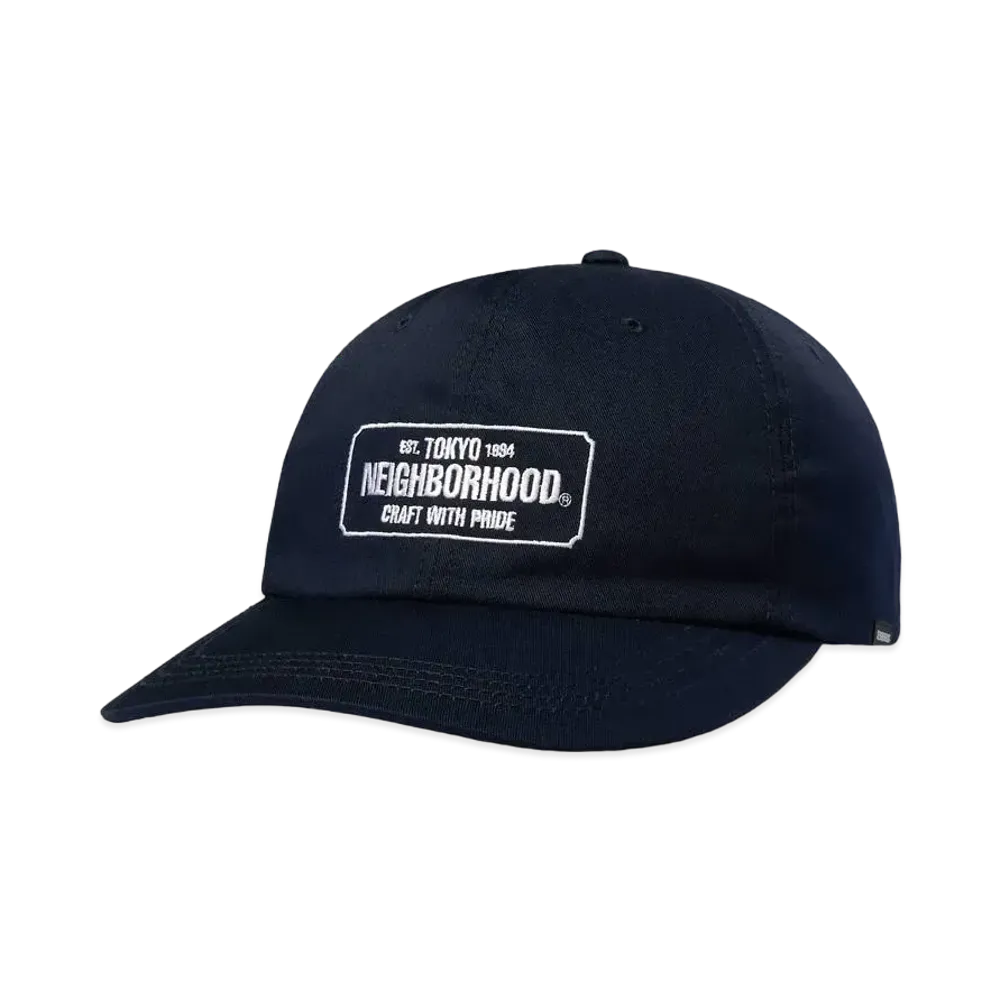 NEIGHBORHOOD Dad Cap . EC "Navy"