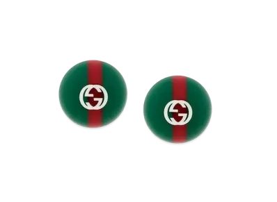 GUCCI Webbing Rivets "Green/Red"