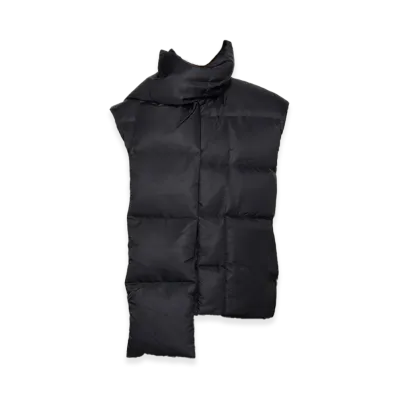 MM6 Maison Margiela Scarf Down Vest "Black"