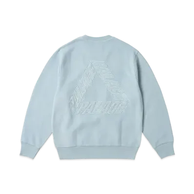 PALACE Reverse P-3 Crew "Chill Blue"