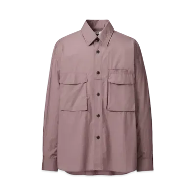 Uniqlo U 24SS Utility Oversized Shirt "Brown"