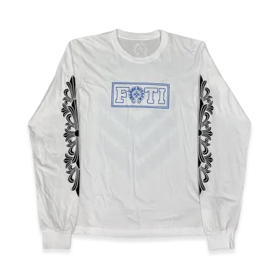 Chrome Hearts Foti Floral Cross L/S T-Shirt "White"