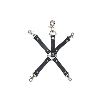 SUGARHILL HOGTIE LEATHER STRAP "BLACK"