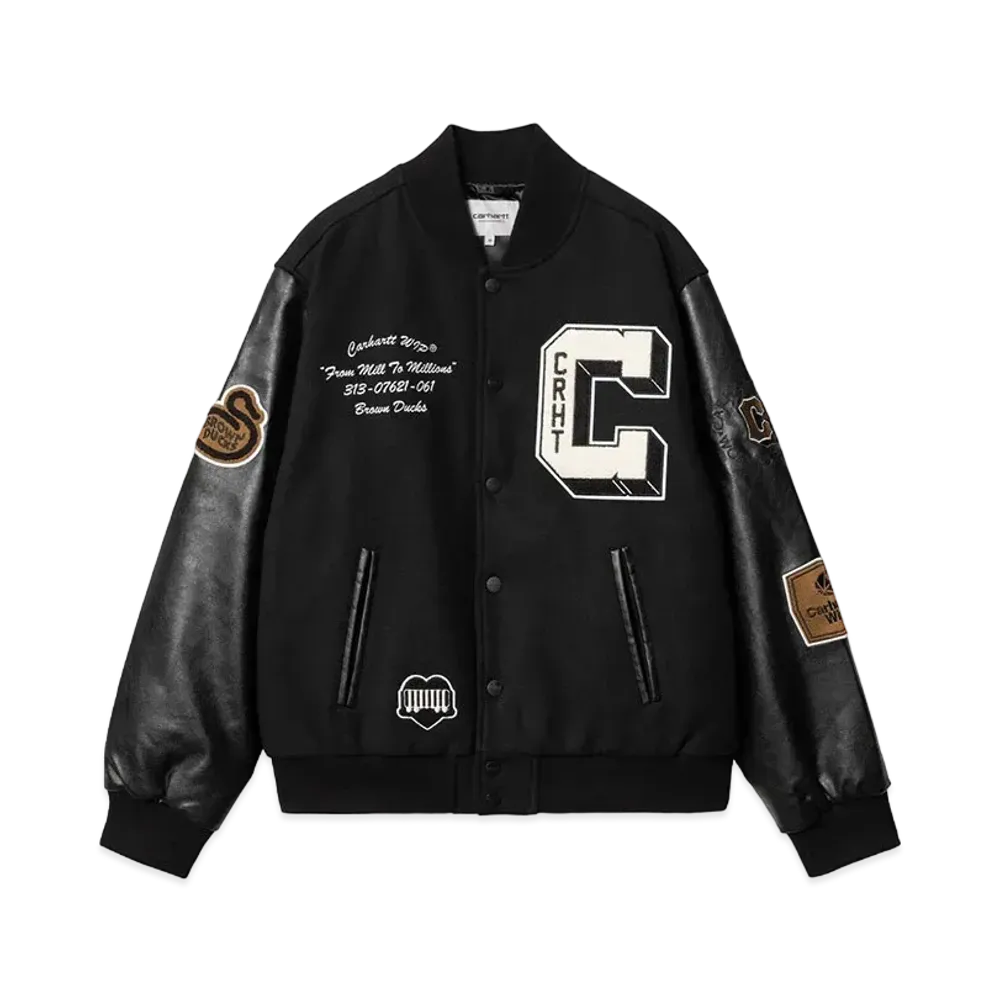 Carhartt WIP Brown Ducks Bomber "Black/Black"