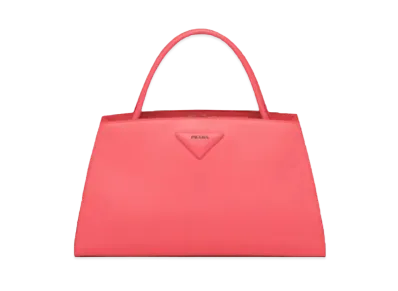 PRADA Brushed Leather Handbag "Orange"