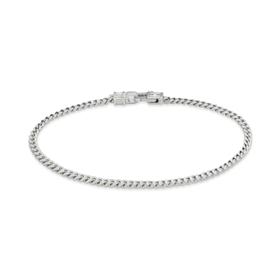 TOMWOOD Curb Bracelet M "Silver"
