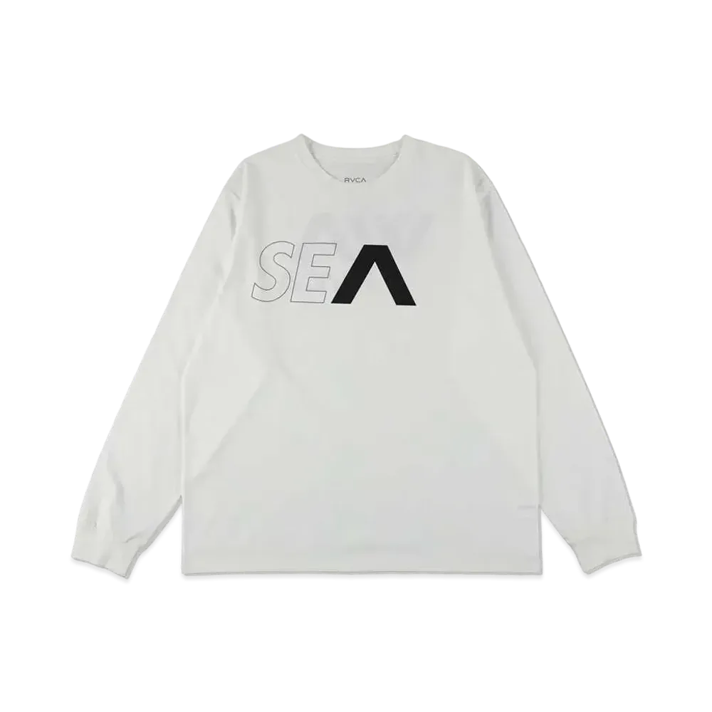 WIND AND SEA x RVCA L/S Tee "White"