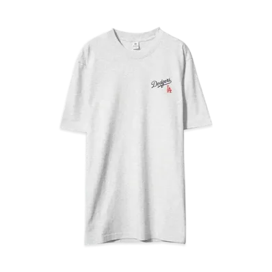 Sporty&Rich Dodgers Serif T-Shirt "HEATHER GRAY"