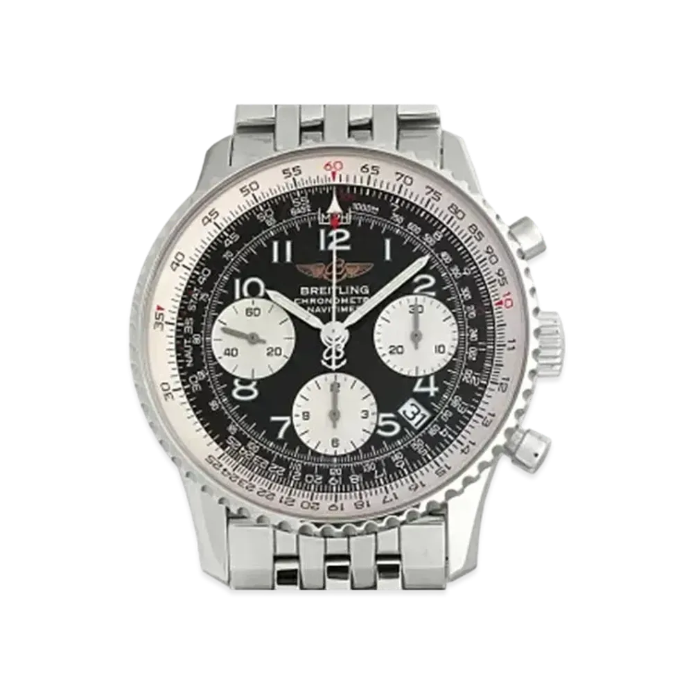 Breitling Navitimer Chronograph "Black/Silver/Stainless Steel"