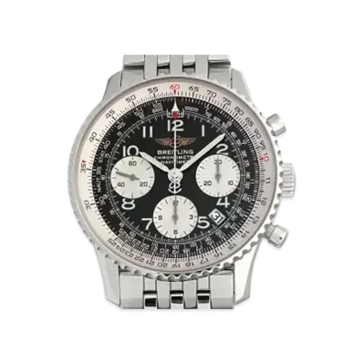 Breitling Navitimer Chronograph "Black/Silver/Stainless Steel"
