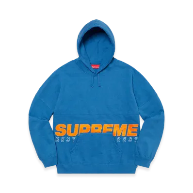 Supreme Best Of The Best Hooded Sweatshirt "Pale Royal"