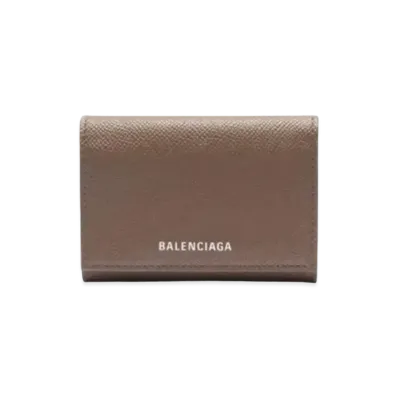 BALENCIAGA Fantasy Ville Organ-Style Card Holder "Gray"