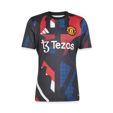 adidas Manchester United 24/25 Pre-Match Jersey "Black/Mufc Red/Off White/Team Coll Burgundy 2"