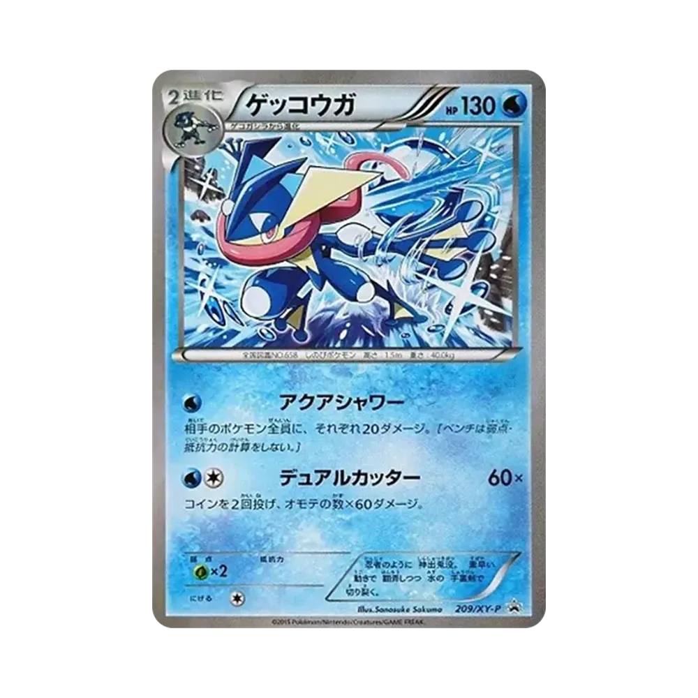 ゲッコウガ P [XY-P 209](プロモーションカード「ファミリーマート プレゼントキャンペーン オリジナルカード」)