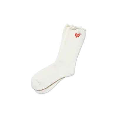 HUMAN MADE PLATING PILE SOCKS "White"