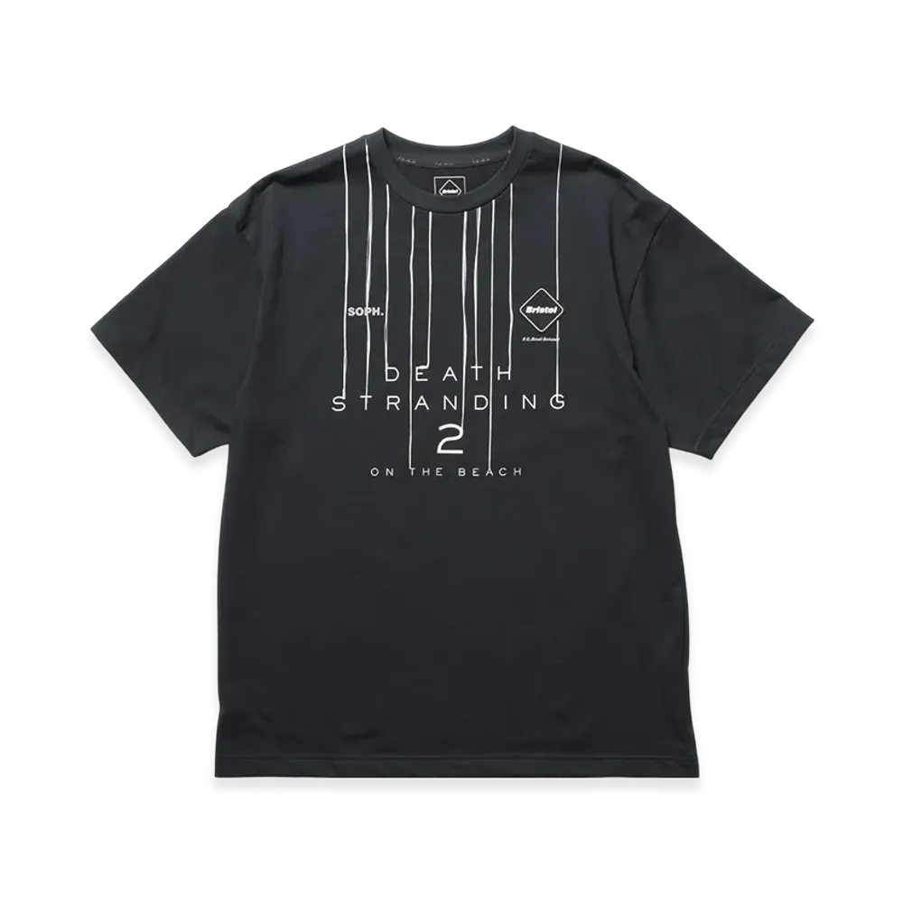 F.C.Real Bristol x Death Stranding 2: Title Logo Tee "Black"