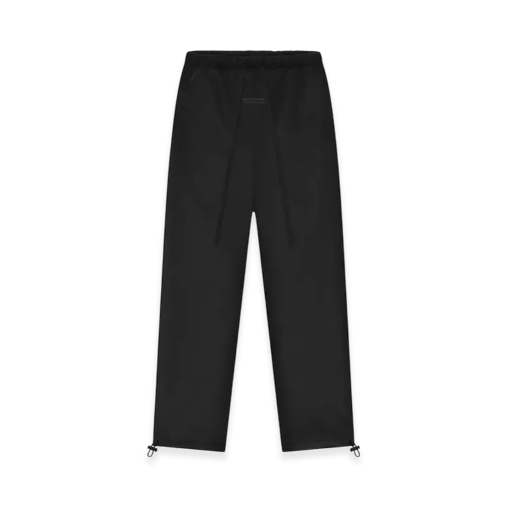 FEAR OF GOD ESSENTIALS Bonded Satin Relaxed Track Pant "Jet Black"