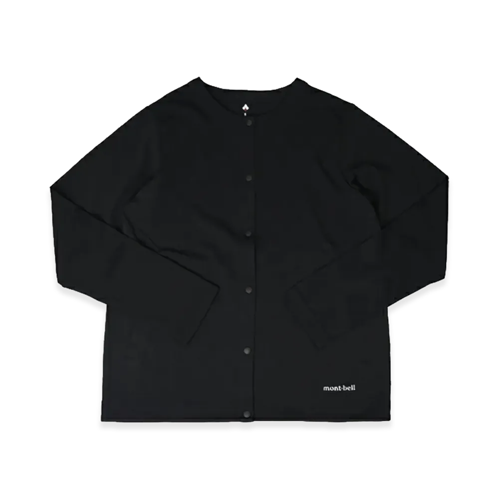 mont-bell Women's WIC. Cardigan "Black"