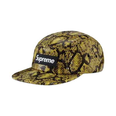 Supreme Snake Camp Cap "Yellow"