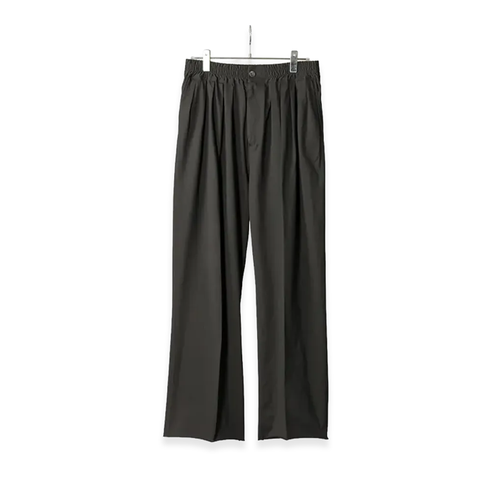 ANCELLM Cut Gather Easy Pants "Black"