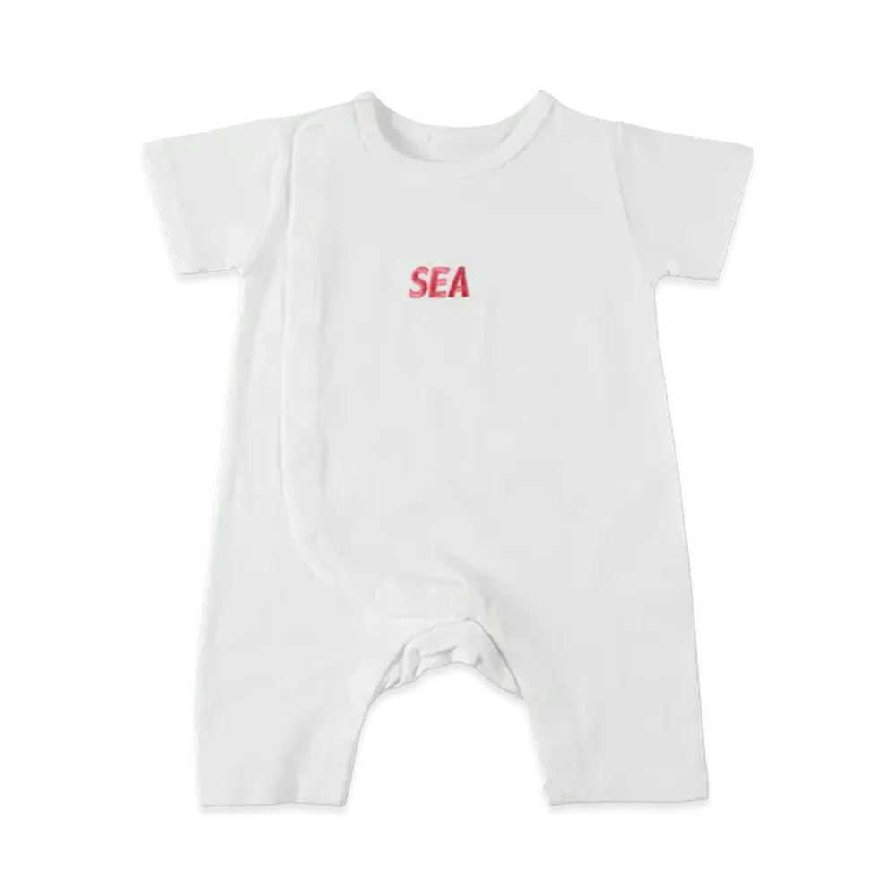 WIND AND SEA Kids Rompers "White"