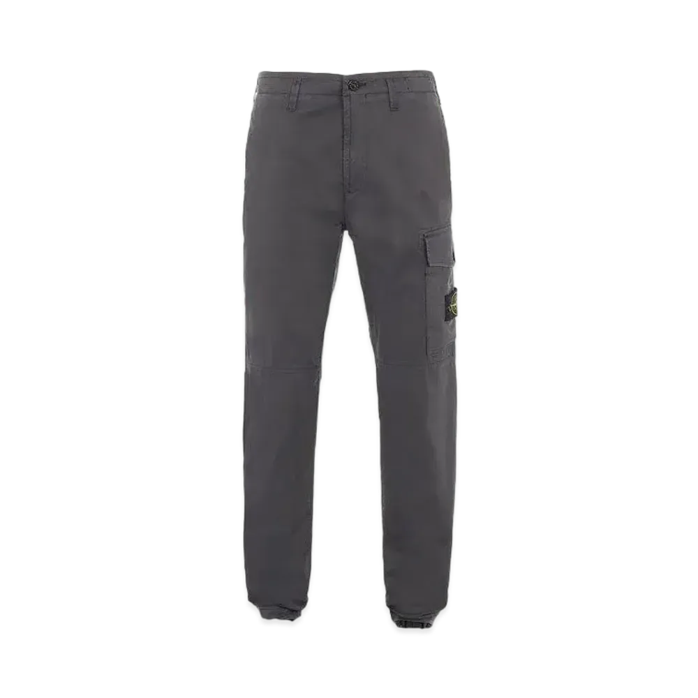 Stone Island 31410 STRETCH COTTON GABARDINE_SLIM FIT "Steel Grey"