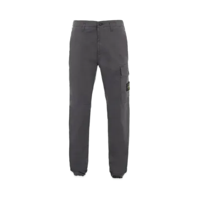 Stone Island 31410 STRETCH COTTON GABARDINE_SLIM FIT "Steel Grey"