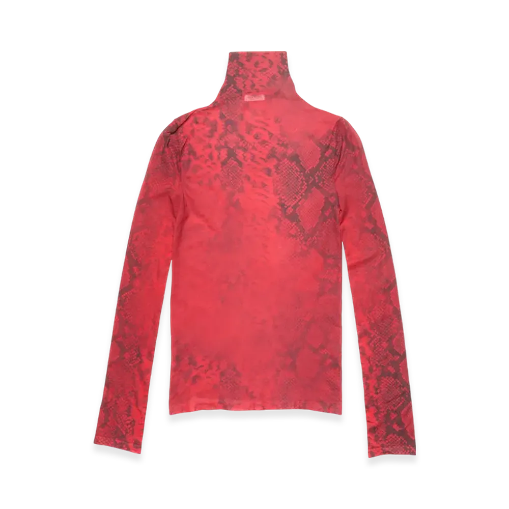 Acne Studios Printed seamless T-shirt "Red"