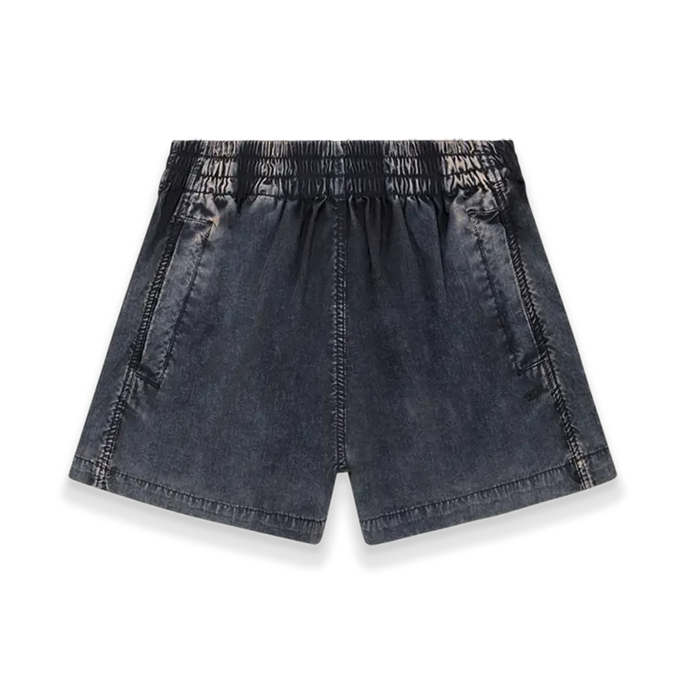 Diesel S-Ound Boxer Shorts In Treated Taslan "Dark Blue"