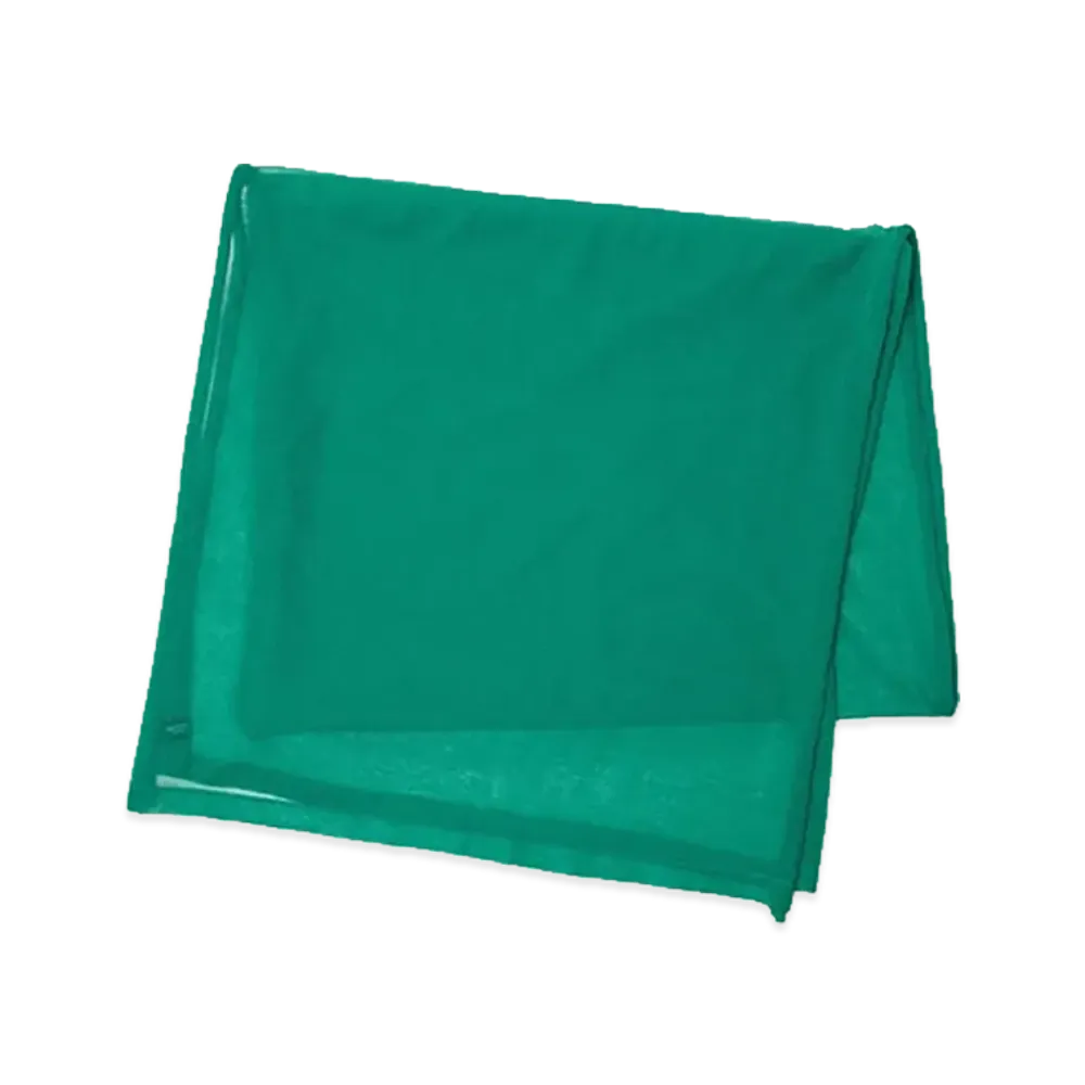 UNDERCOVER Polyester Ramie Knit Stole "Green"