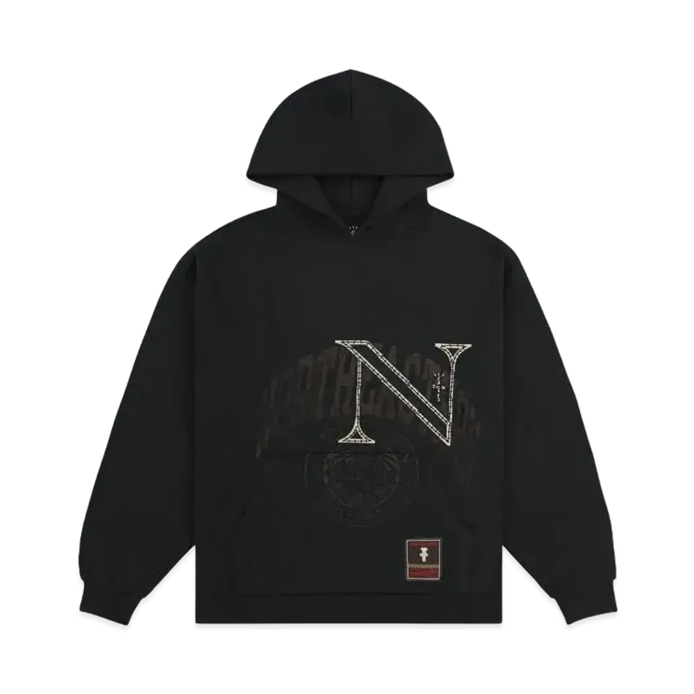 Travis Scott x M&N x Northeastern University Hoodie "Black"
