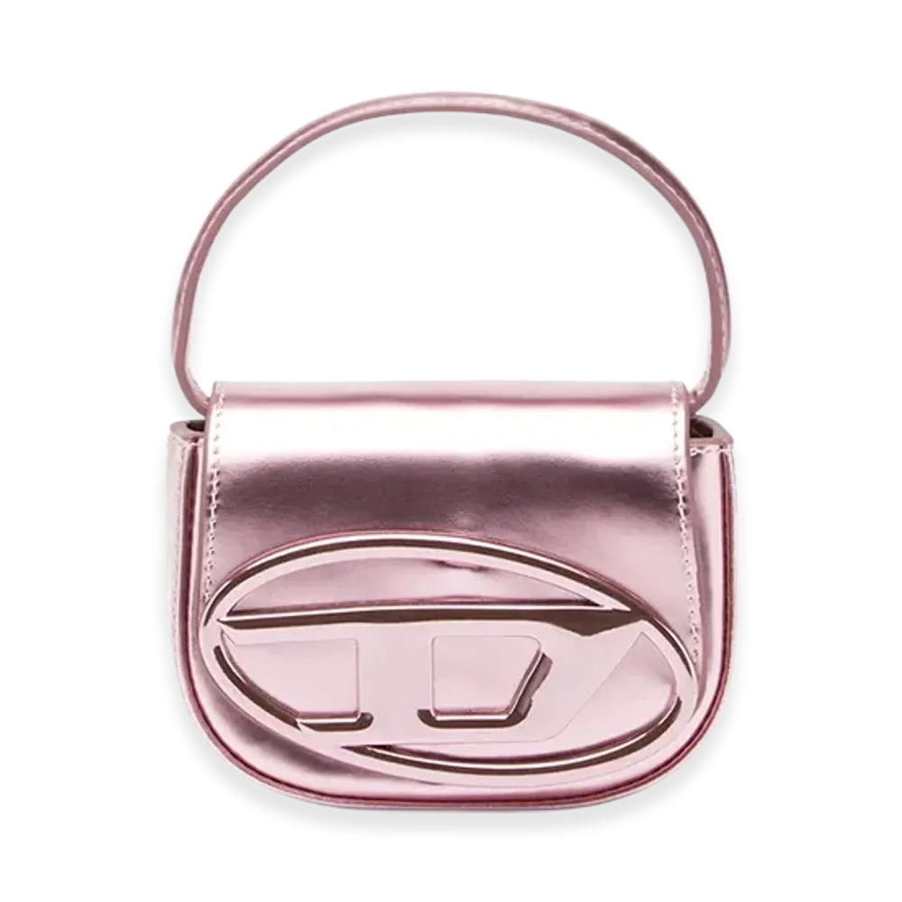 Diesel 1Dr-XS-S Cow Leather Shoulder Bag XS "Pink White"