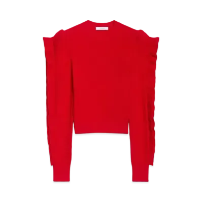 Max Mara Genero Stretch Viscose Knit "Red"