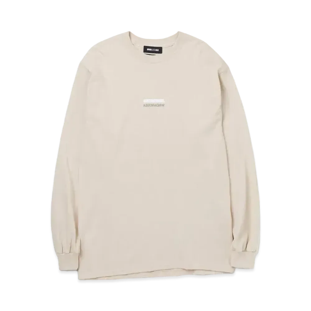 NEIGHBORHOOD WIND AND SEA NHWDS-1 / C-TEE . LS "Beige"