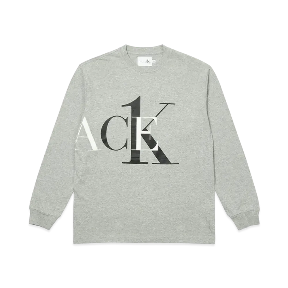 CK1 PALACE LONGSLEEVE "Light Grey Heather"