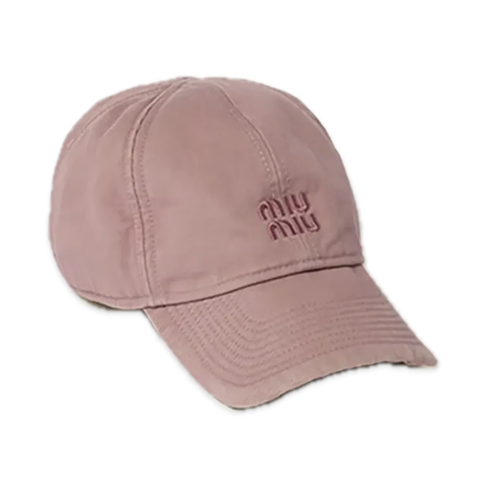 MIU MIU Drill Baseball Cap "Purple"