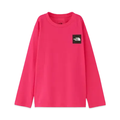 The North Face L/S Small Square Logo Tee "Mister Pink"