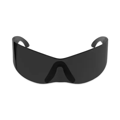 BALENCIAGA Panther Mask Sunglasses in Injected Nylon "Black"