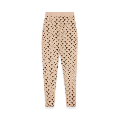 Marine Serre Regenerated All Over Moon Jersey Leggings "Tanmoon"