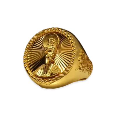 Stussy 40TH ANNIVERSARY IST RING "Gold"